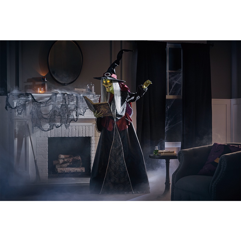 7 ft LED Spellcasting Witch