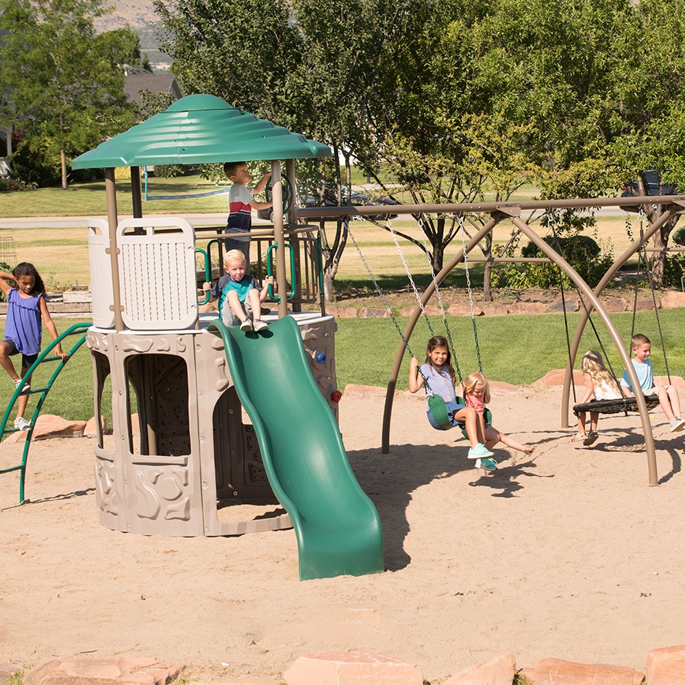 Adventure Tower with Spider Swing