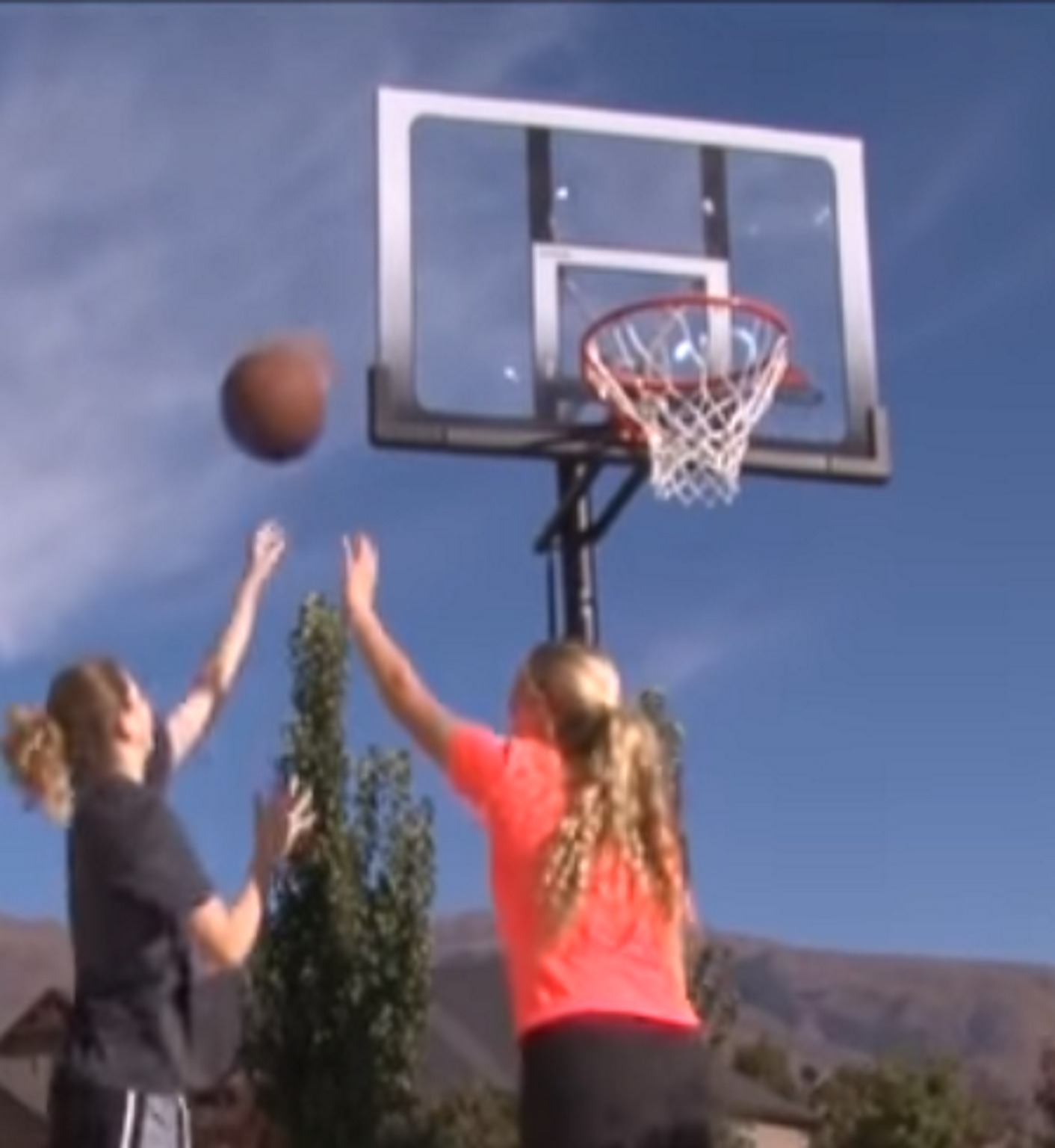 Adjustable In-Ground, Power Lift, Slam-it Basketball Hoop