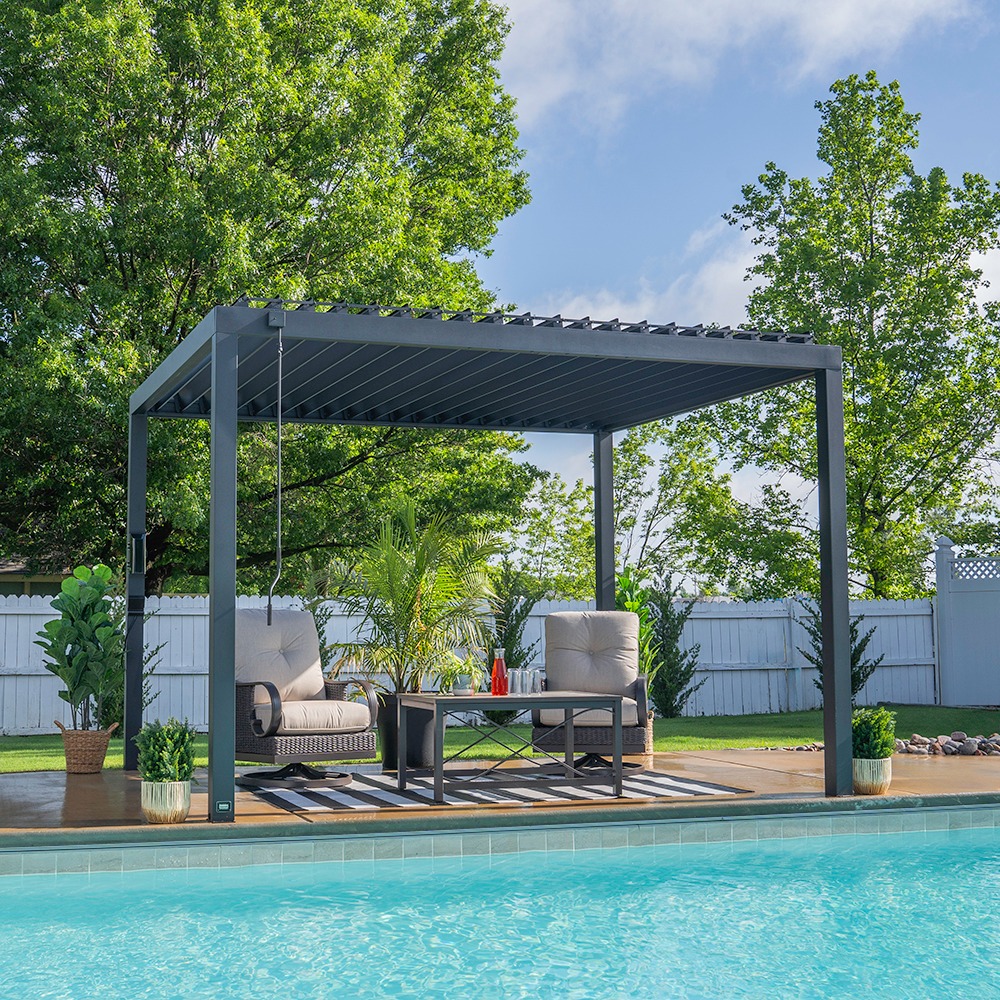 12x10 Louvered Pergola