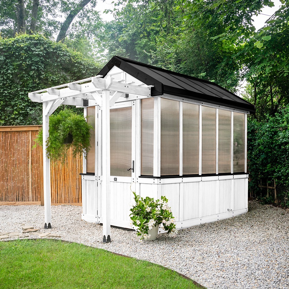 9x6 White Bellerose Greenhouse (UK)