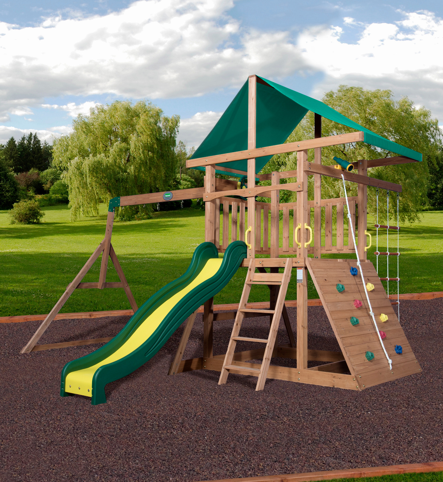 Mount McKinley Wooden Swing Set