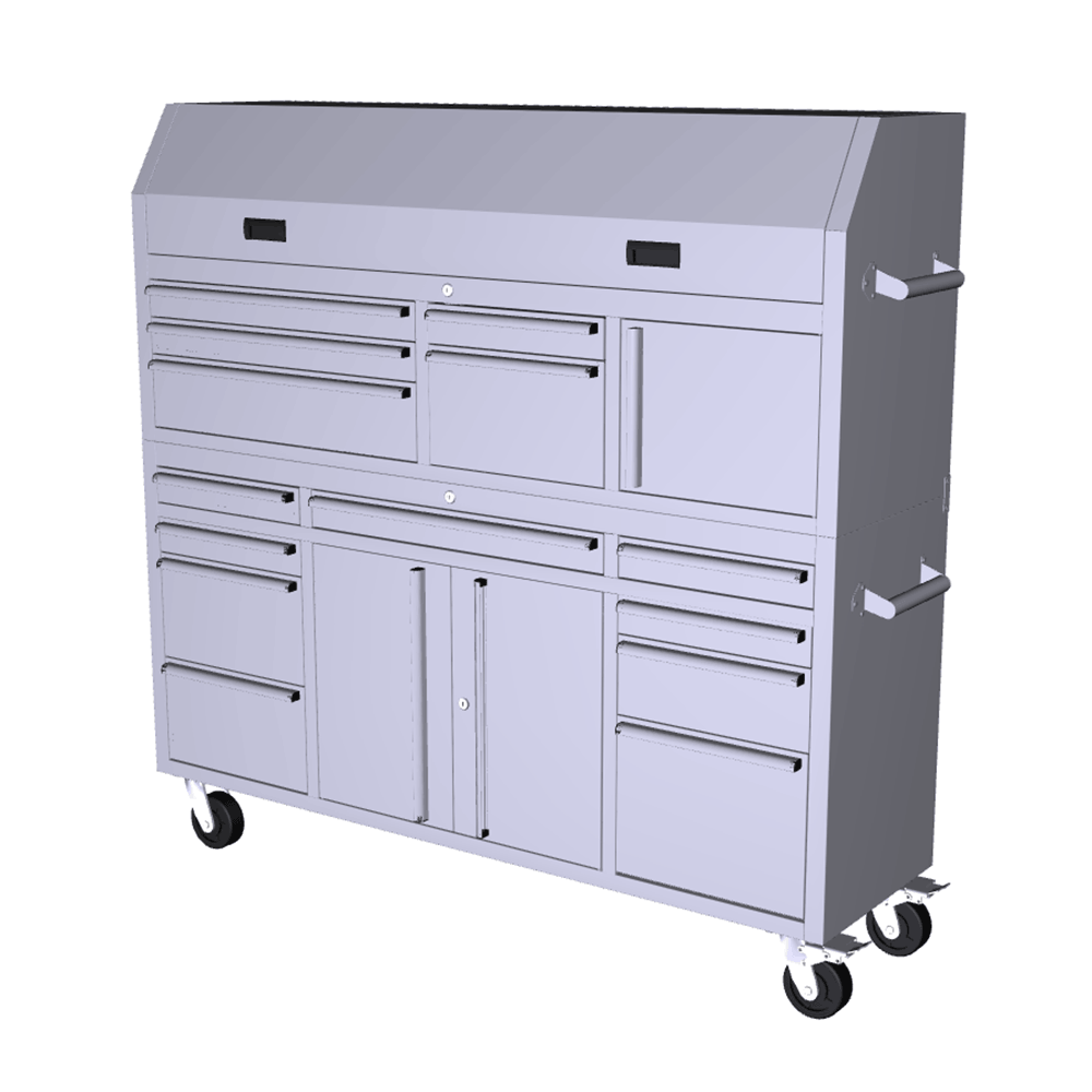 64.5”x18” Stainless Steel Tool Chest - Combo