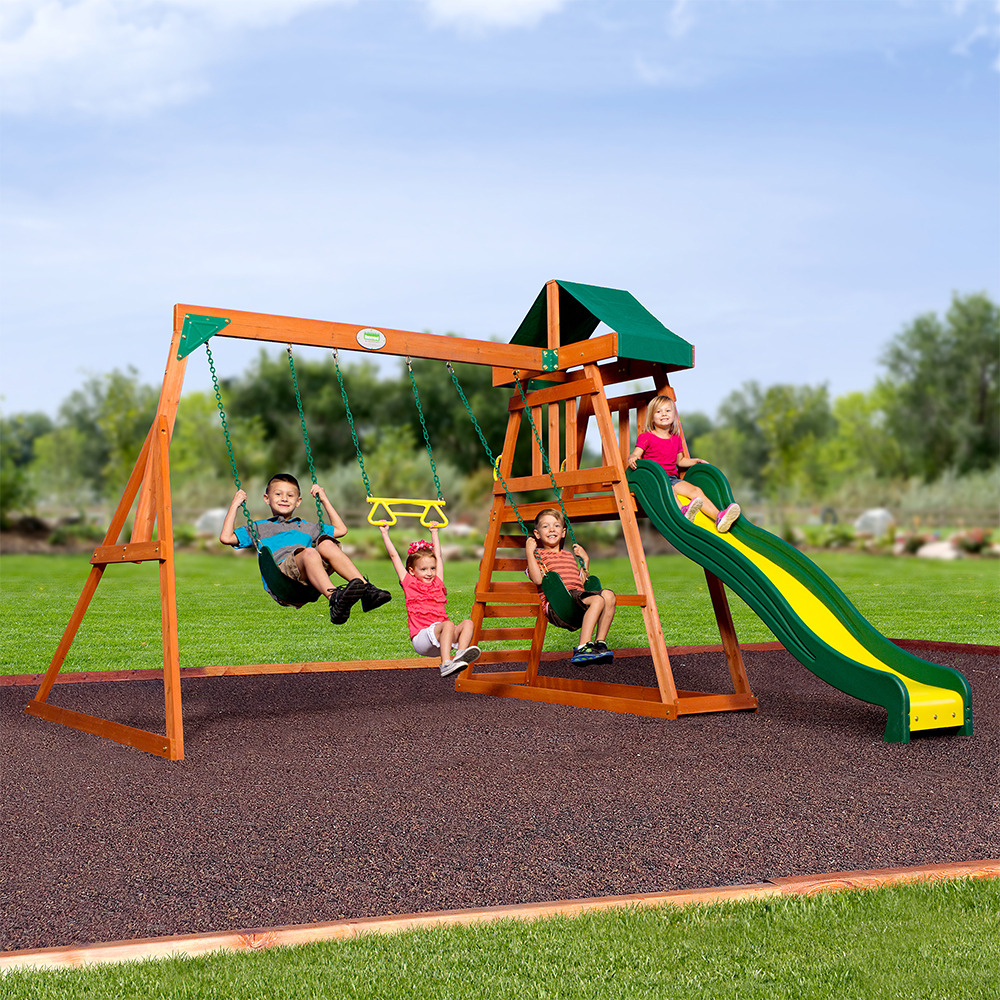 Prescott Wooden Swing Set