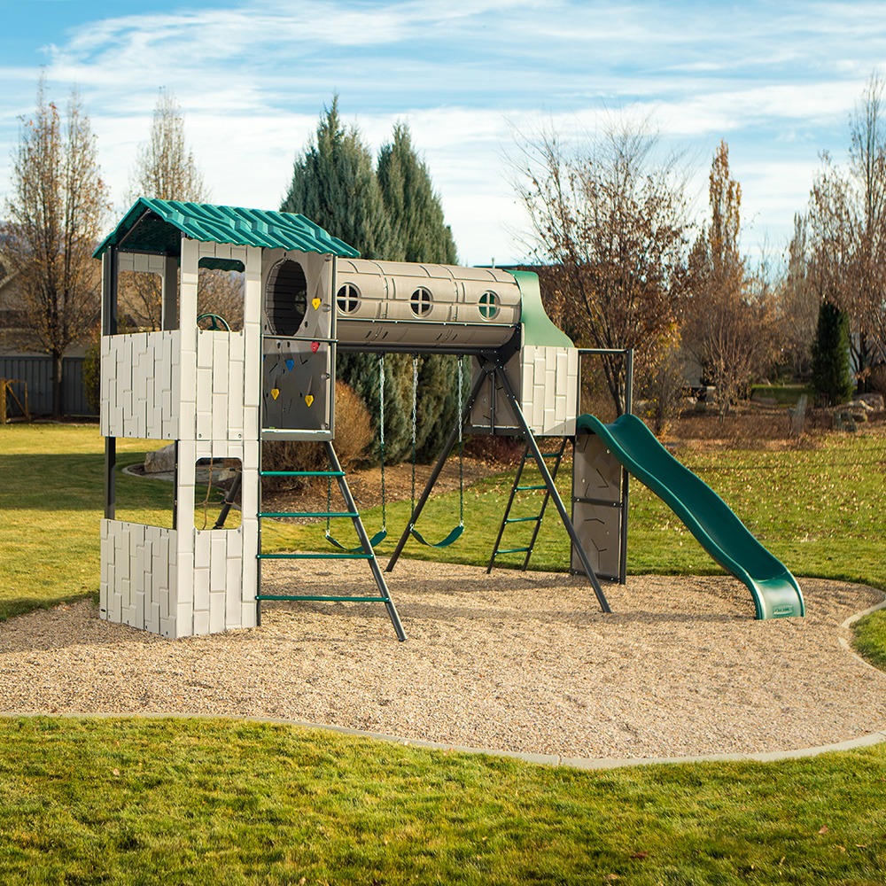 Adventure Tunnel Swing Set