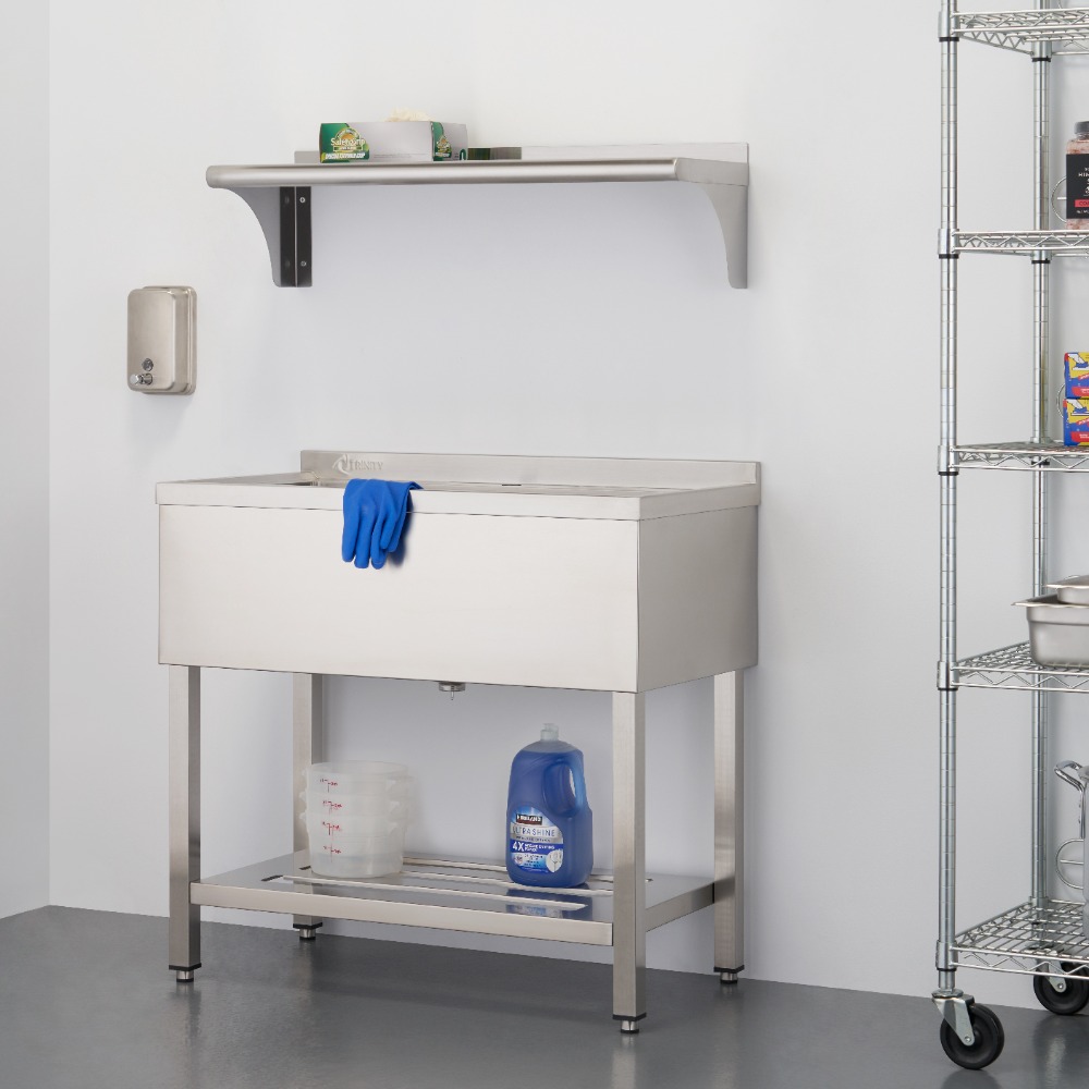 TRINITY Stainless Steel Utility Sink