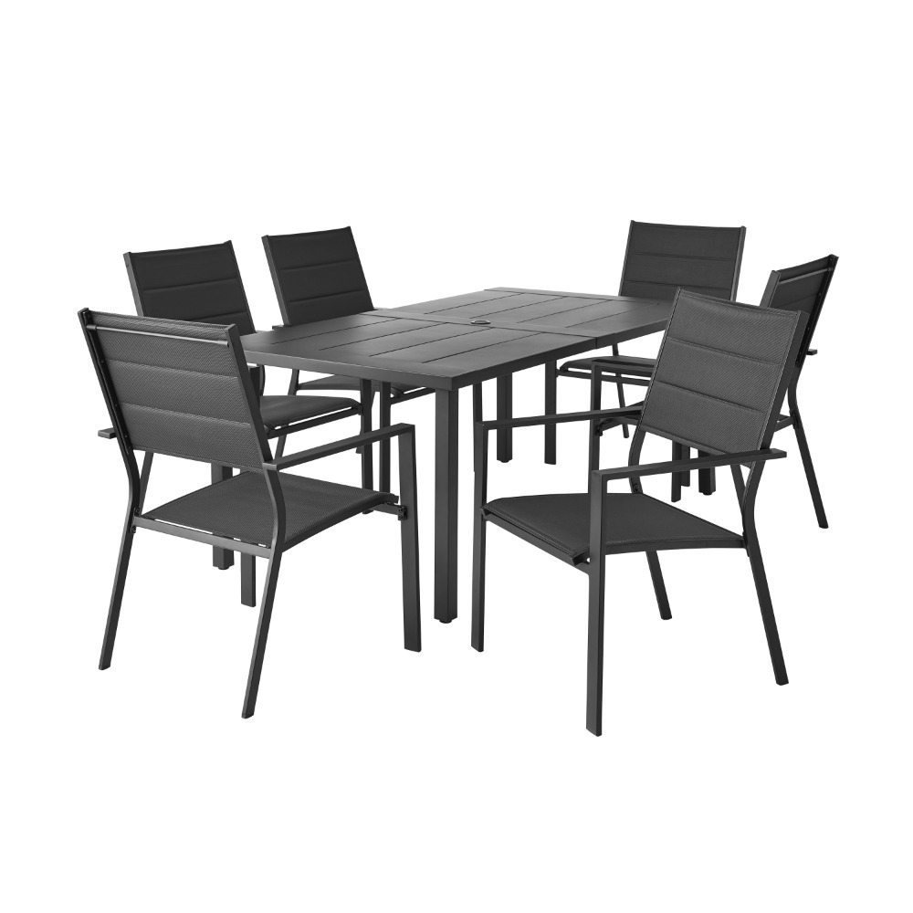 Dashwood 7-Piece Padded Sling Dining Set