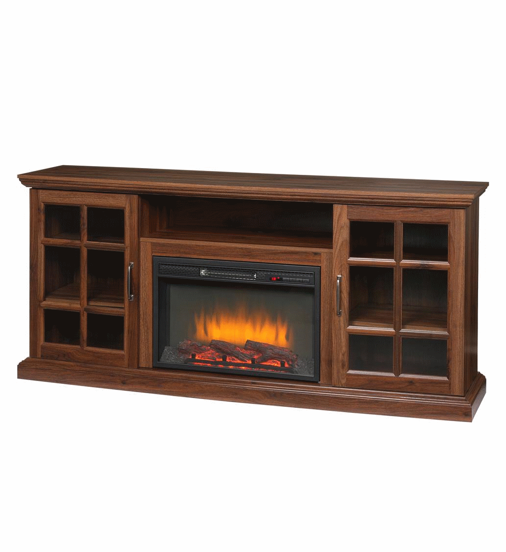 Edenfield 70 in. Freestanding Infrared Electric Fireplace TV Stand