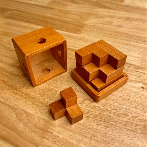 Welcome to BILT- Wooden Cube Puzzle