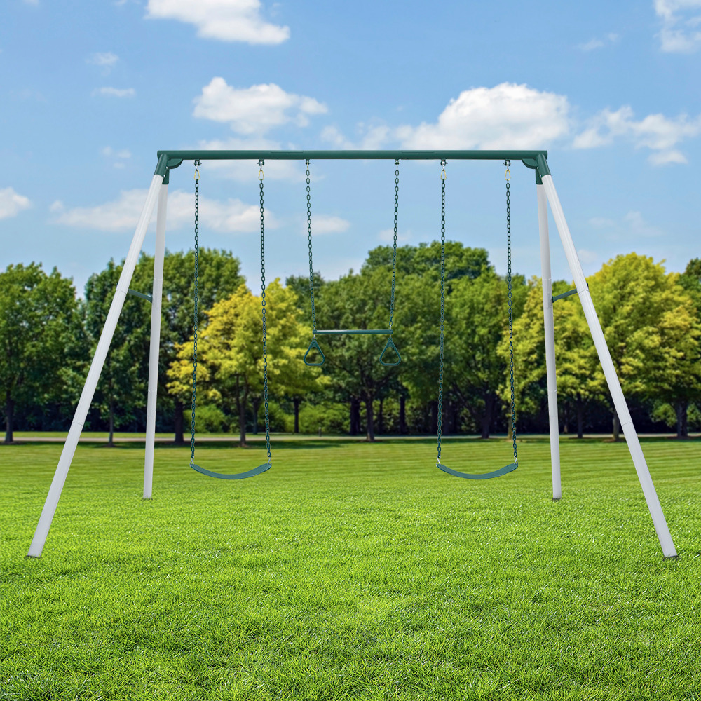 Big Brutus HeavyDuty Metal AFrame Swing Set lupon.gov.ph
