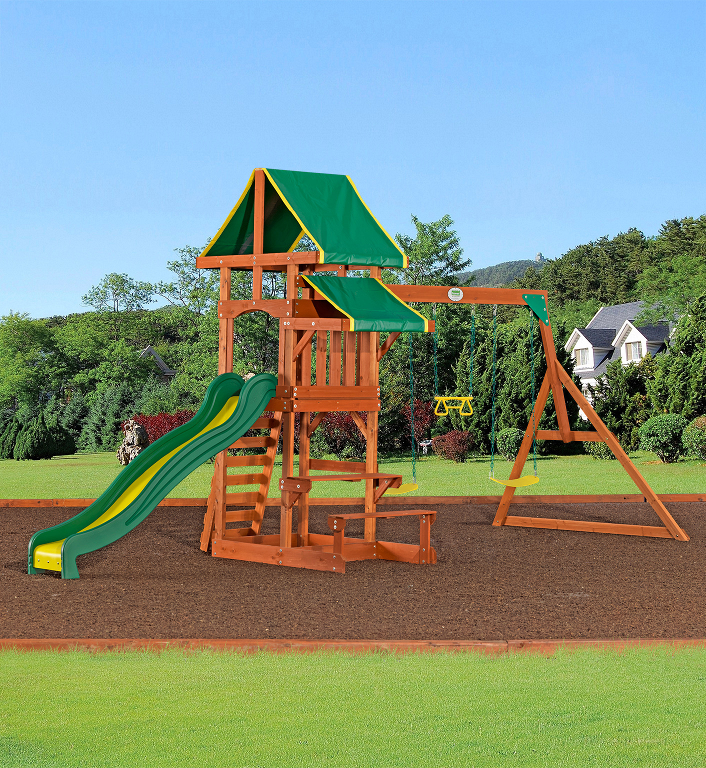 Tucson Wooden Swing Set 65411 