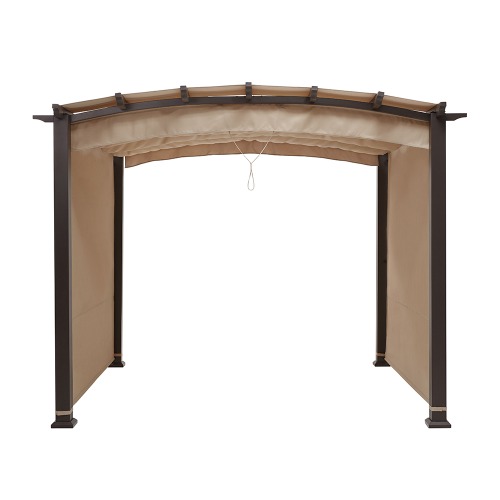 Photo of Millbay 10' x 10' Steel Outdoor Patio Arched Pergola