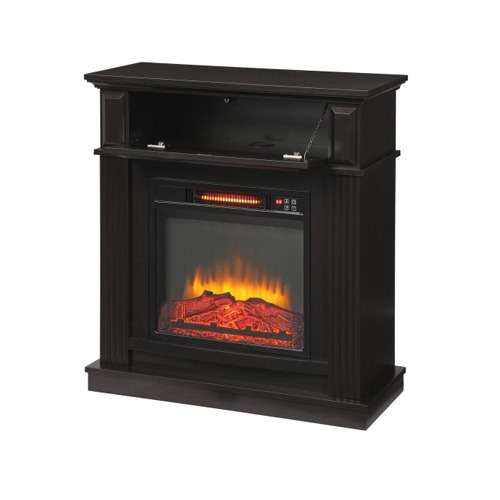 Photo of Parksley 31 in. Freestanding Compact Infrared Electric Fireplace