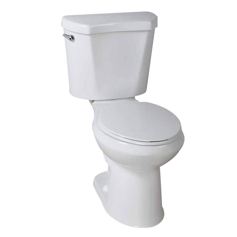 Photo of Round High Efficiency Toilet 2-Piece 1.28 GPF High Efficiency Single Flush Round Toilet