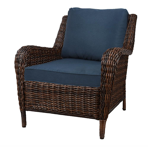 Photo of Cambridge Brown Wicker Outdoor Patio Lounge Chair