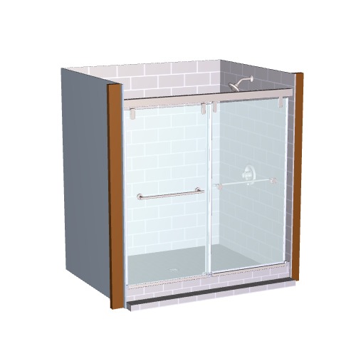 Photo of Frameless Sliding Mod Style Shower and Bathtub Doors