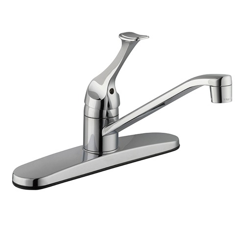 Photo of Single-Handle Standard Kitchen Faucet in Polished Chrome