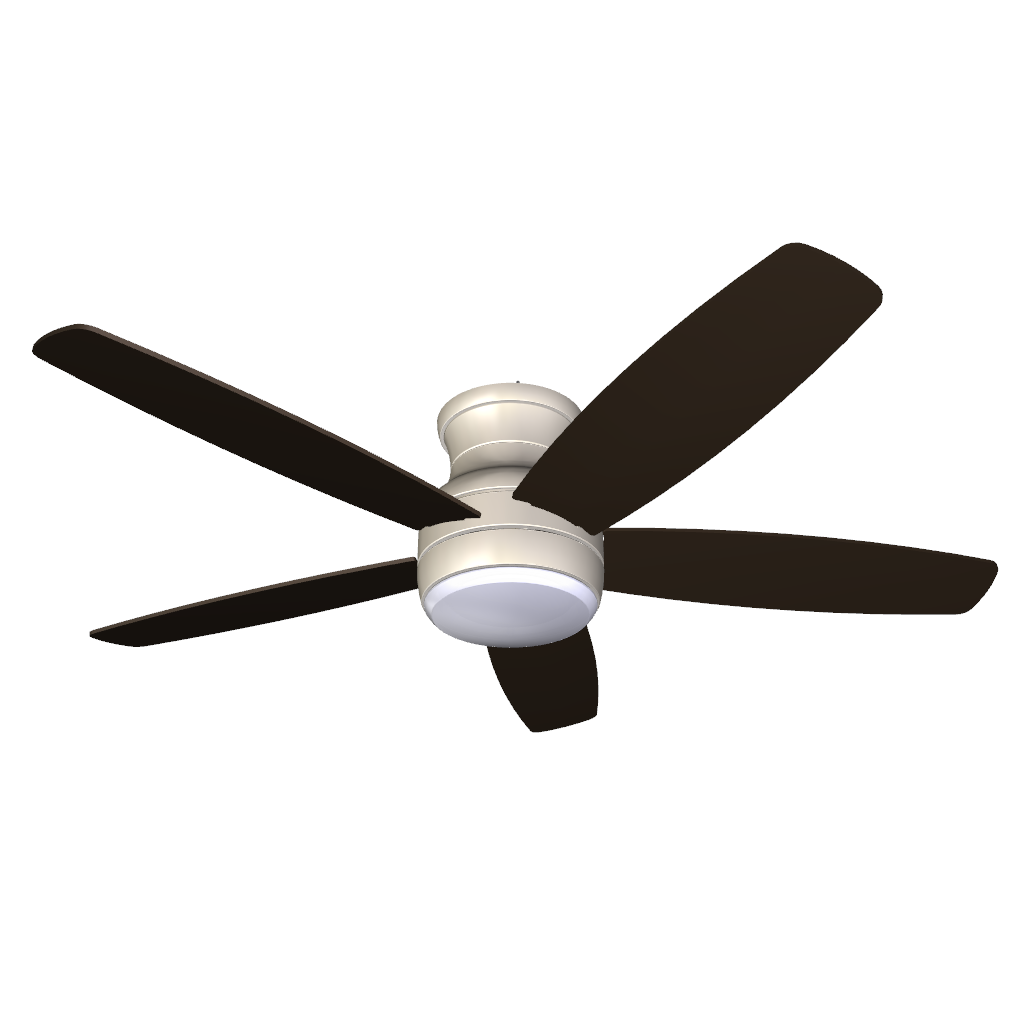 Photo of Ashby Park 52 in. White Color Changing Integrated LED Ceiling Fan with Light Kit and Remote Control