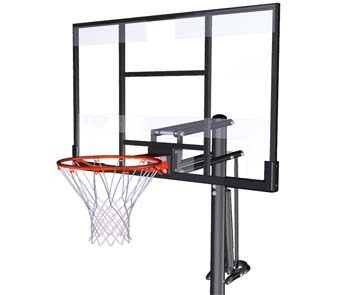 Photo of Adjustable In-Ground, Power Lift, Slam-it Basketball Hoop