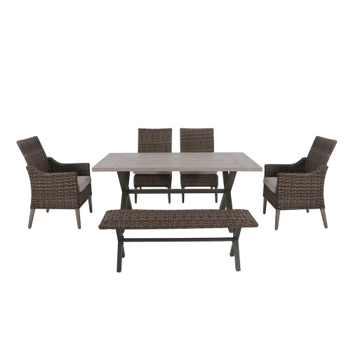 Photo of Rock Cliff 6-piece Outdoor Patio Dining Set