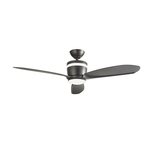 Photo of Federigo 48 in. Integrated LED Indoor Nickel Ceiling Fan with Light Kit and Remote Control