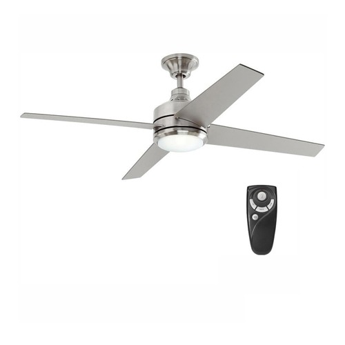 Photo of Mercer 52-in LED Indoor Distressed Koa Ceiling Fan with Light Kit and Remote Control