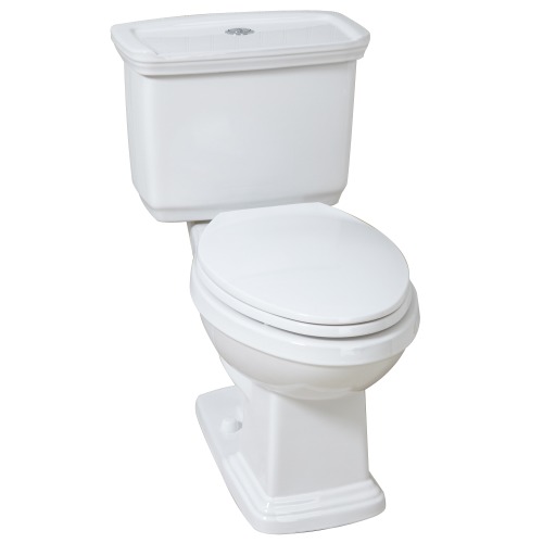 Photo of 2-piece 1.0 GPF/1.28 GPF High Efficiency Dual Flush Elongated Toilet