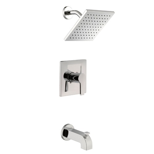 Photo of Modern Single-Handle 1-Spray Tub and Shower Faucet (Valve Included)