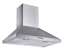 Photo of 30 in. W Convertible Wall Mount 350 CFM Range Hood with 2 Charcoal Filters in Stainless Steel
