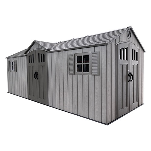 Photo of Lifetime 20 Ft. x 8 Ft. Outdoor Storage Shed